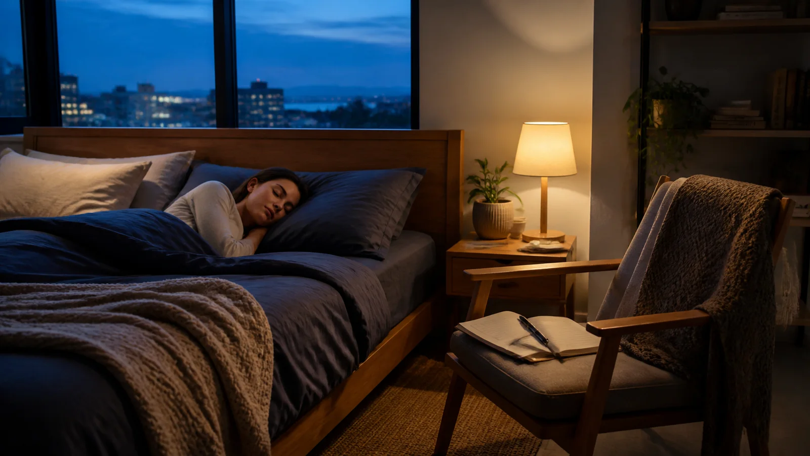 A calm, grounded editorial photograph illustrating why your bedroom looks different during astral projection.