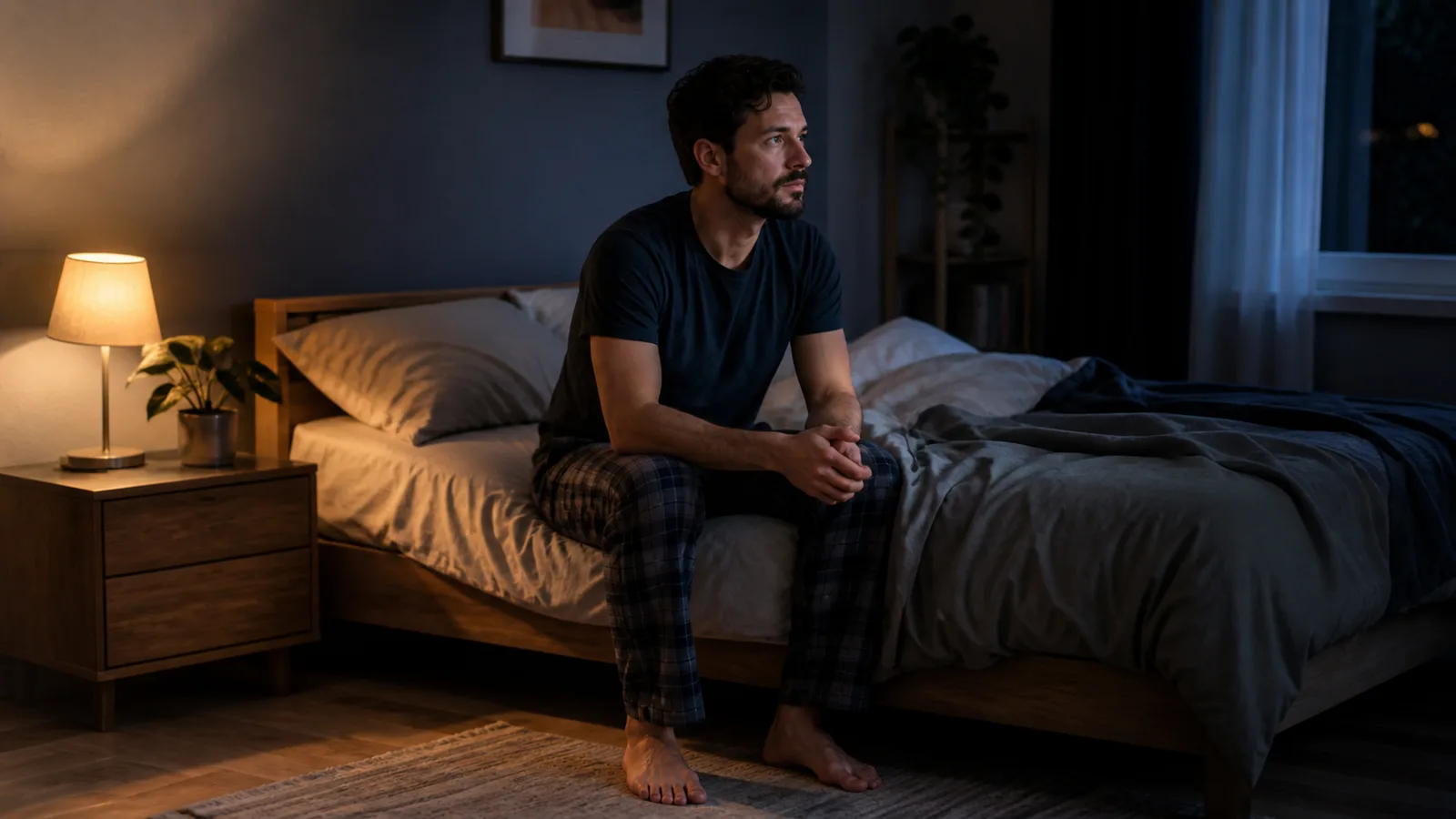 A calm, grounded editorial photograph illustrating when not to practise astral projection.